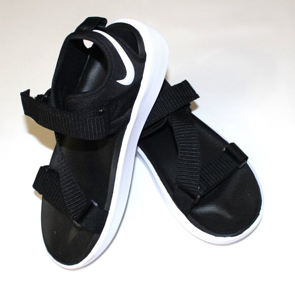 NIKE WOMEN'S VISTA BLACK/WHITE SANDAL US6.5/UK3.5/ EU36.5 - Picture 3 of 7